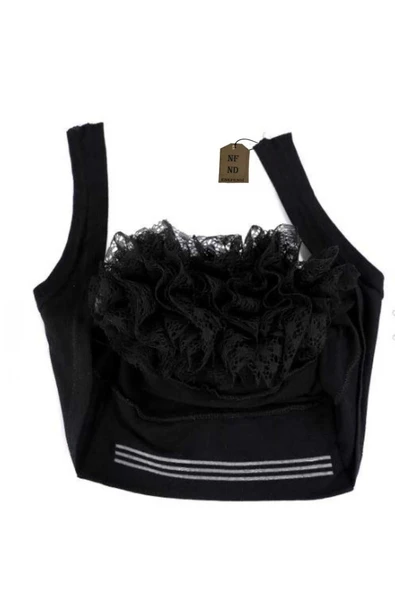 SİLİKONLU FIRFIRLI BONE KAYMAYAN BONE TOPUZ BONESİ DİKİŞSİZ SİYAH - Resim 2