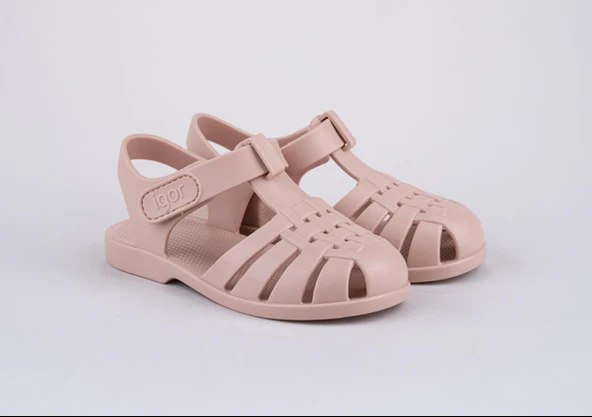 Igor S10288 Clasica Velcro Çocuk Sandalet Pudra ürün görseli 1