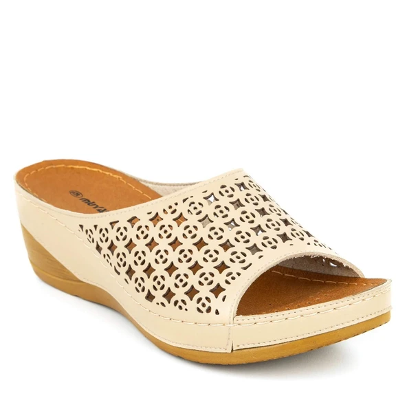 Muya Svati Anatomik Kadın Terlik Bej ürün görseli 1