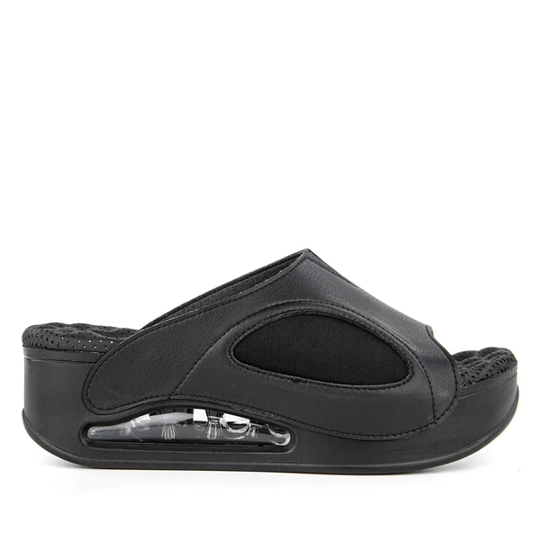 Muya Lofty Airmax Taban Topuk Dik. Halluks Val. Kemik Çıkıntısı Kadın Terlik Siyah - Resim 2