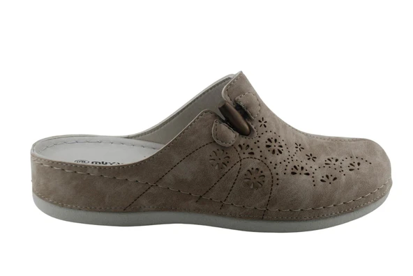 Muya Freya Anatomik Kadın Terlik Full Krem ürün görseli 1