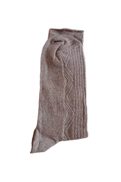 Erkek Kışlık Lambswool Yünlü Termal Parfümlü Kokulu Soket Kalın Çorap - Resim 2