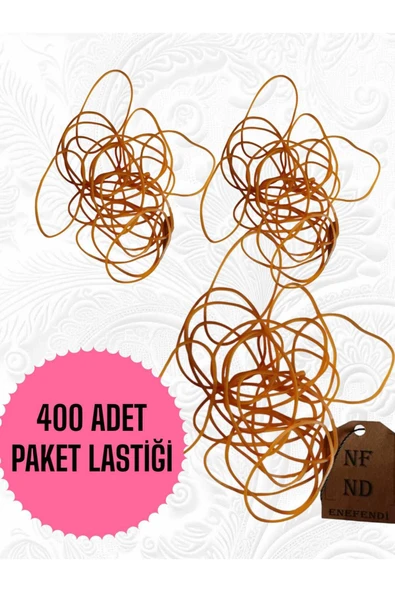 400 ADET PAKET AMBALAJ LASTİĞİ PARA VE ÇOK AMAÇLI KULLANIM İÇİN LASTİK 70 mm ürün görseli 1