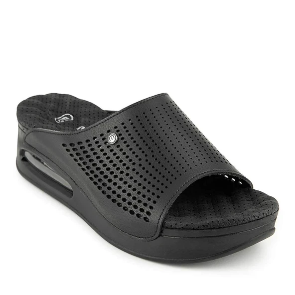 Muya Rive 35214 Anatomik Airmax Masaj Taban Kadın Terlik Siyah ürün görseli 1