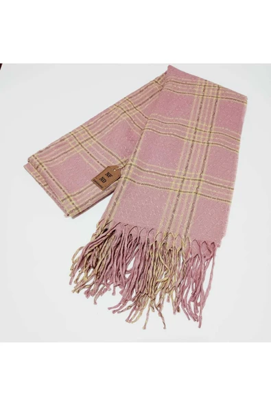 Omuz Şalı Atkı , Kare Desenli , Renkli , Yumuşak, Kışlık , Sıcak 80 X 160 ürün görseli 1