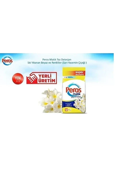 PEROS 10 KG MTK YASEMİN ÇİÇEĞİ SAR BEY. & RENK - Resim 2