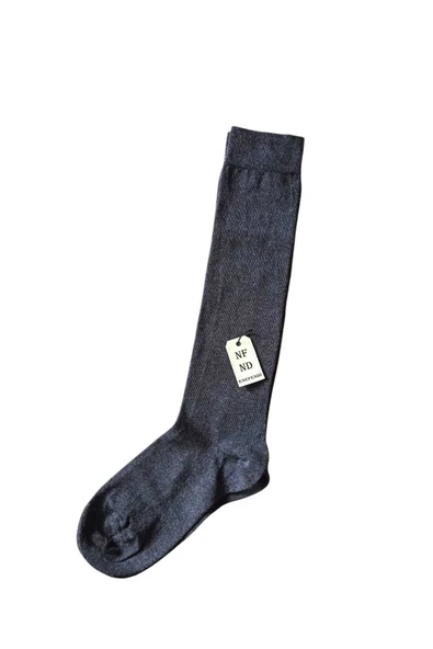 ANNE ÇORABI DİZALTI LÜX KALİTELİ PAMUKLU BURUN DİKİŞSİZ SIKMAYAN LASTİK ESNEK KADIN ÇORAP FÜME - Resim 4