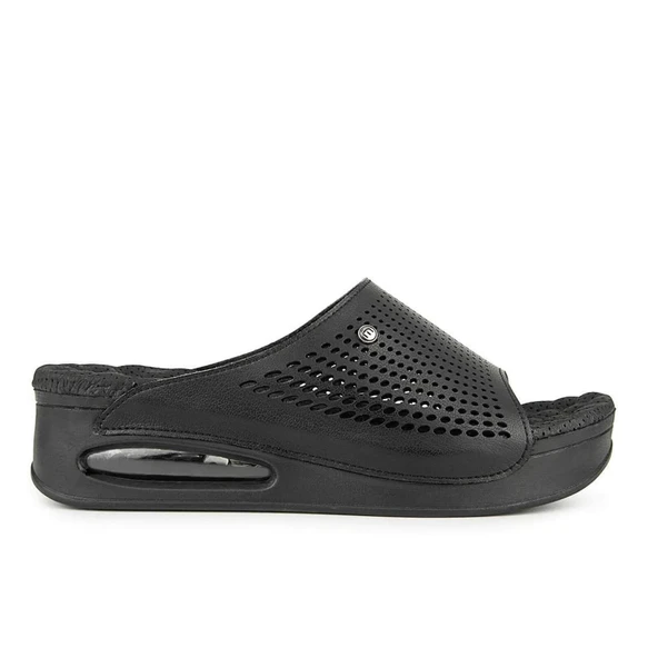 Muya Rive 35214 Anatomik Airmax Masaj Taban Kadın Terlik Siyah - Resim 2