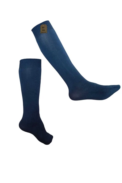 ANNE ÇORABI DİZALTI 240 DEN PAMUKLU DİKİŞSİZ SIKMAYAN LASTİK TOPUKSUZ PANTOLON ÇORAP SATEN DOKU LACİ - Resim 3