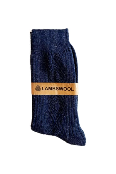 Erkek Kışlık Lambswool Yünlü Termal Parfümlü Kokulu Soket Kalın Çorap ürün görseli 1