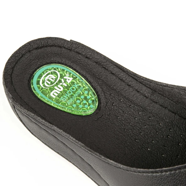 Muya Cyrus Anatomik Topuk Dikeni Kadın Terlik Siyah - Resim 5