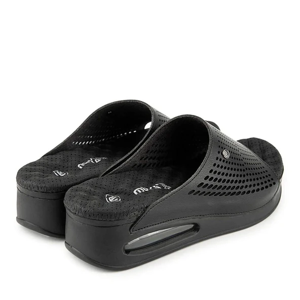 Muya Rive 35214 Anatomik Airmax Masaj Taban Kadın Terlik Siyah - Resim 4