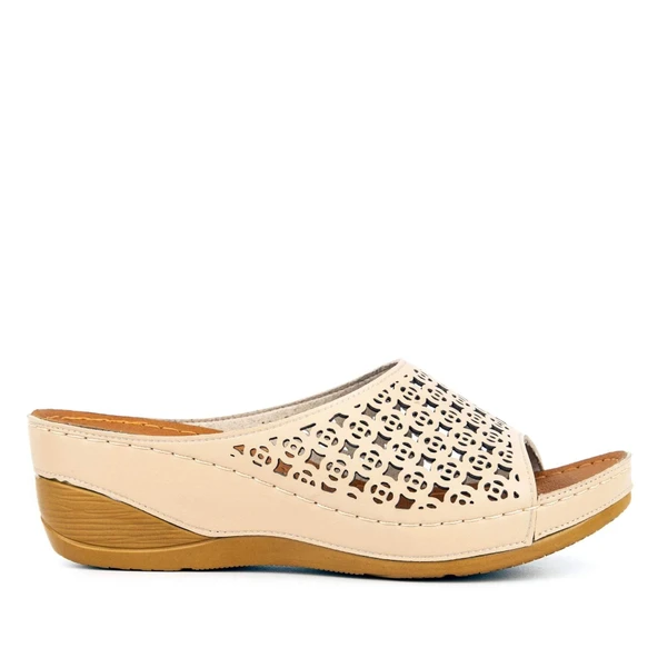 Muya Svati Anatomik Kadın Terlik Bej - Resim 3