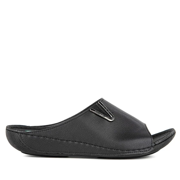 Muya Mena Anatomik Topuk Dikeni Kadın Terlik Siyah - Resim 3