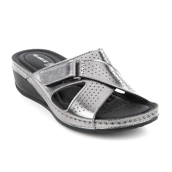 Muya Duro Anatomik Kadın Terlik Kurşun ürün görseli 1