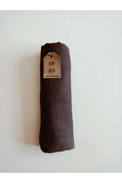 Kadın Bambu Kraş Şal Tesettür Hafif Hijab İnce Ütü Gerektirmez Kahverengi Şal - Resim 2