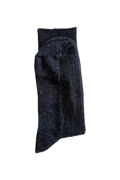 Erkek Kışlık Lambswool Yünlü Termal Parfümlü Kokulu Soket Kalın Çorap - Resim 2