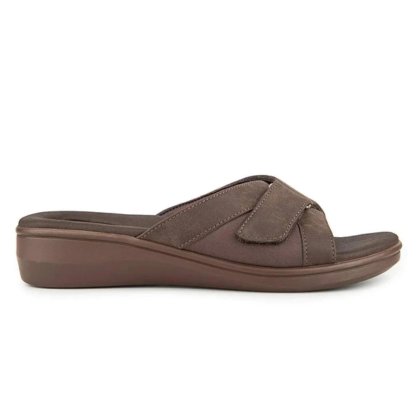 Muya ValdesTopuk Dikeni-Kemik Çıkıntısı Kadın Terlik Koyu Kahve ürün görseli 1