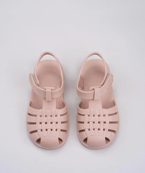 Igor S10288 Clasica Velcro Çocuk Sandalet Pudra - Resim 3