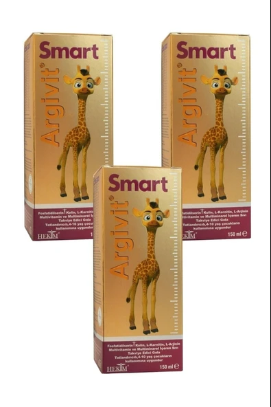 Argivit Smart Şurup 150ml 3 Adet ürün görseli