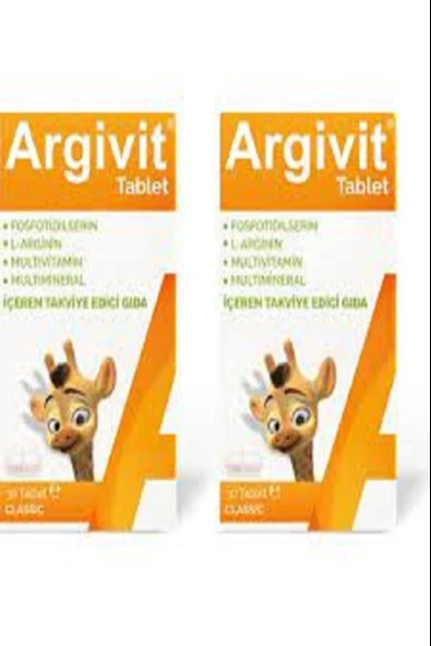 Argivit Classic 30 Tablet 2 Adet - Resim 2