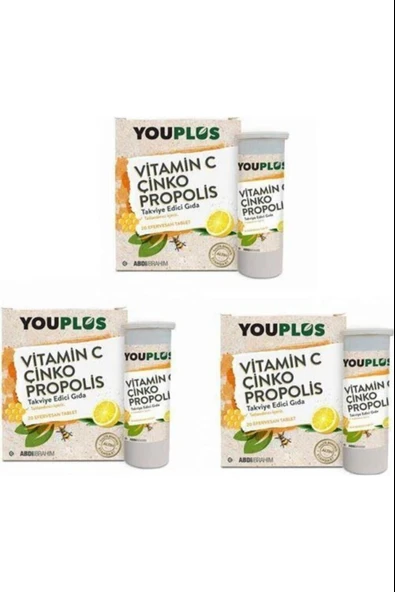 Youplus 20 Efervesan Tablet 3 Adet ürün görseli