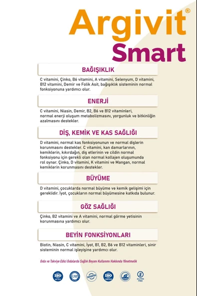 Argivit Smart Şurup 150 ml 2 Adet - Resim 5