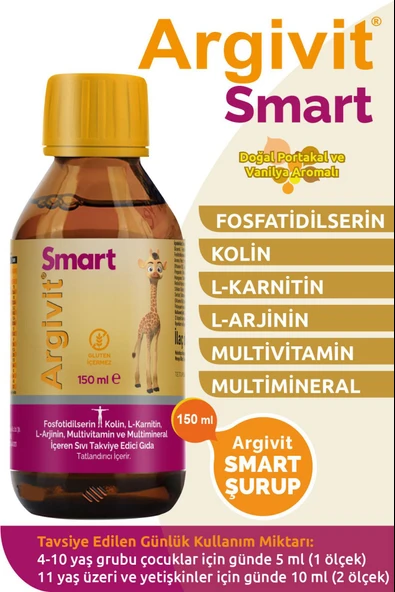 Argivit Smart Şurup 150 ml 2 Adet - Resim 2