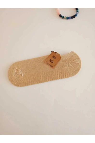 Kaydırmaz Tabanlı Unisex Pembe Yoga, Pilates Ve Tavaf Çorabı | Konforlu Spor Patik Çorap 36-40 - Resim 7