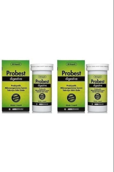 Probest Probiyotik Digestive 20 Kapsül 2 Adet ürün görseli