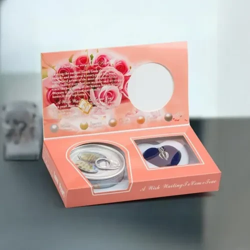 Gerçek İstiridye İçinde İnci Kolye - Resim 2