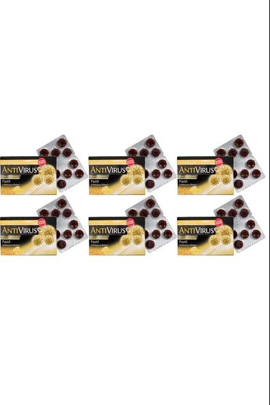 Cistus Antivirüs Ballı Limonlu Pastil 10'lu 6 Adet ürün görseli