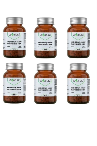 VeNatura Magnezyum Malat 60 Tablet 6 Adet ürün görseli