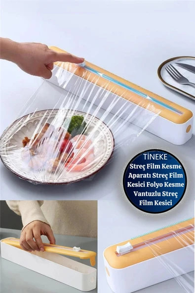 TİNEKE  TİNEKE  Streç Film Kesme Aparatı Streç Film Kesici Folyo Kesme Vantuzlu Streç Film Kesici ürün görseli
