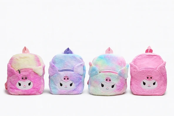 MDB Sevimli Peluş Kuromi Sırt Çantası ürün görseli