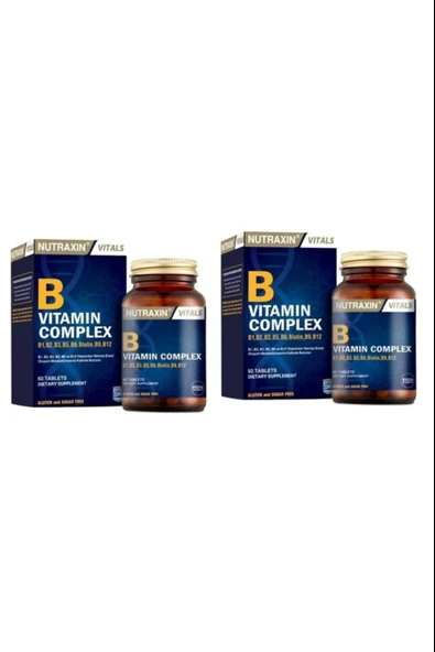 Nutraxin B Complex 60 Tablet 2 Adet ürün görseli
