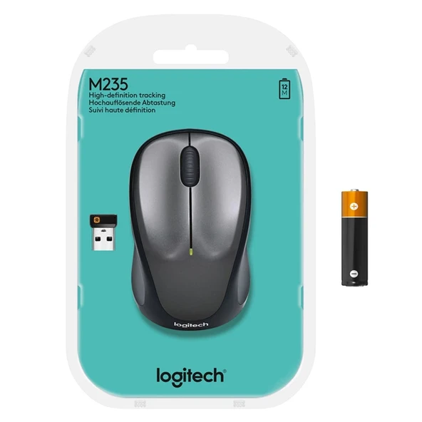 Logitech M235 Kablosuz Mouse - 910-002201 Siyah ürün görseli