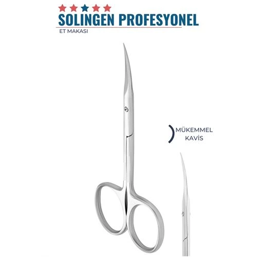 Tırnak Eti Makası Kavisli Keskin Et Makası Solingen Profesyonel ürün görseli 1