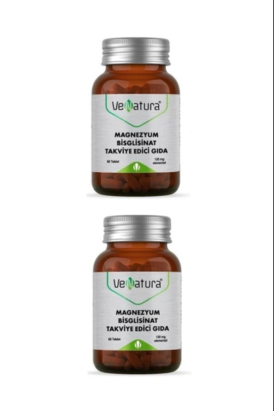 VeNatura Magnezyum Bisglisinat 60 Kapsül 2 Adet ürün görseli