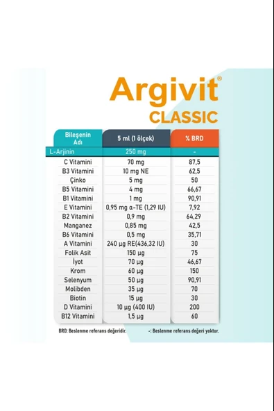 Argivit Classic 150 ml Şurup - Resim 3