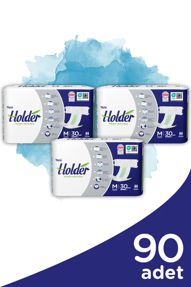 3’lü Belbantlı Islaklık Göstergeli Yetişkin Hasta Bezi Medium 3'lü Paket - Resim 2