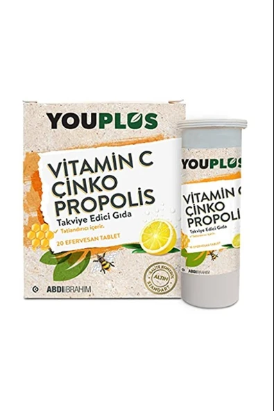 Youplus 20 Efervesan Tablet ürün görseli