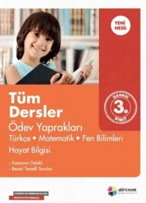 DÖRTRENK 3.SINIF KONU KONU ÖDEV YAPRAKLARI ürün görseli 1