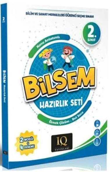 2. Sınıf Bilsem Hazırlık Seti IQ Yayınları ürün görseli 1