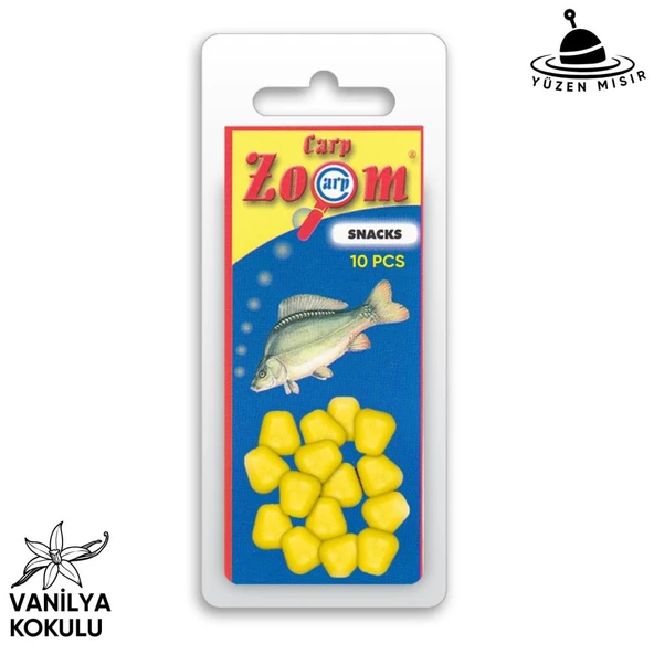 Yüzen Silikon Mısır Yem - Yüzen Sazan Mısırı - Midi - 10 Adet - Vanilya Kokulu ürün görseli 1