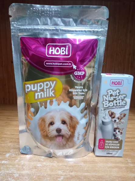 YAVRU KÖPEK SÜT TOZU 200 GRAM+100 ML  BİBERON ürün görseli