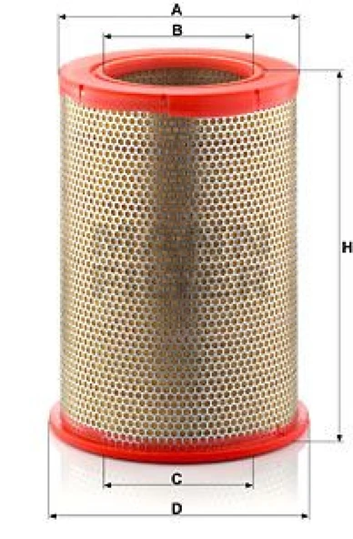 Scanıa Truck Hava Filtresi Dis Scanıa 4-Seri 94/114/124 96>08 - Mann C301359 ürün görseli 1