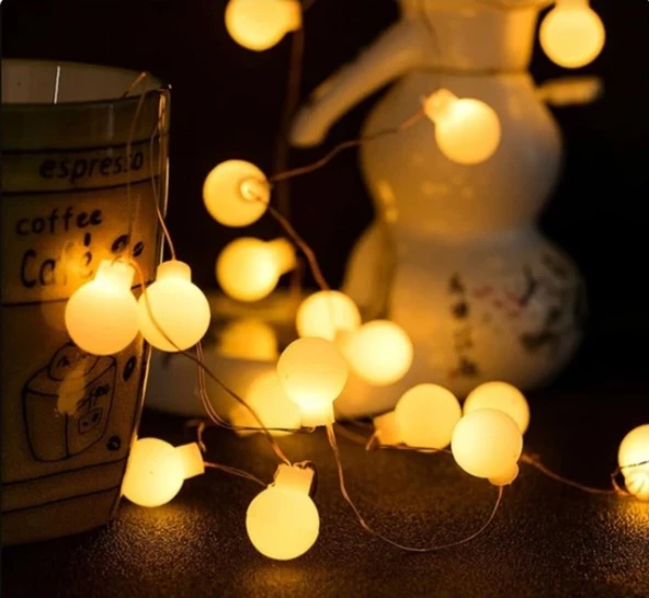 5M 28 Led Kırmızı Işık Şeffaf Kablo Fişli Eklemeli MZ-18-21 ürün görseli