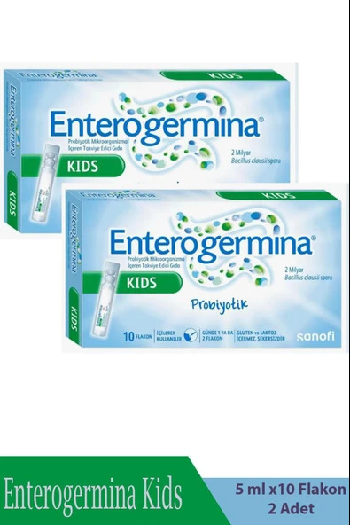 Enterogermina Kids 10 Flakon 2 Adet ürün görseli