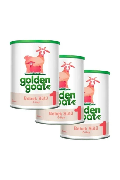 Golden Goat 1 Bebek Sütü 0-6 Ay 400 gr 3 Adet ürün görseli